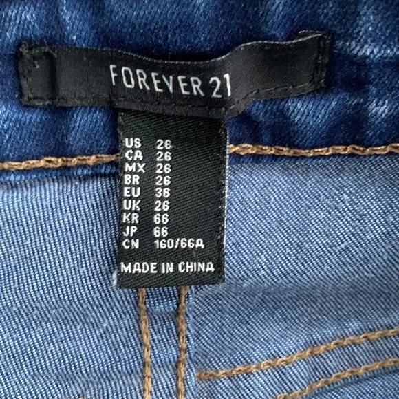 Forever 21 High-Rise Skinny Jeans - Picture 5 of 7
